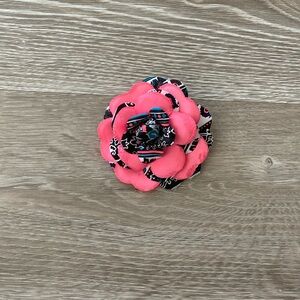 Justice hair bow pink medium size